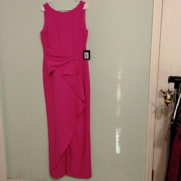 MARINA Dresses & Skirts - Women's NWT hot pink/Fuchsia Firmal Jumpsuit  by Marina dresses size 10
